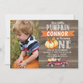 La première invitation de notre petit citrouille (Devant)