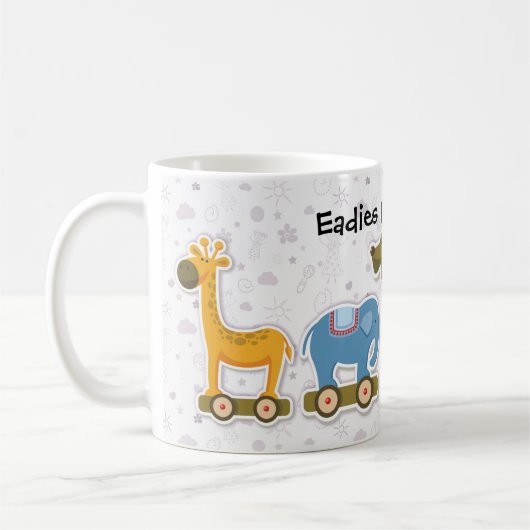 La première tasse des enfants faits sur commande, (Gauche)