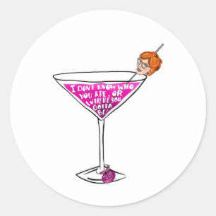 La présentation de la serviette : Sticker à cockta