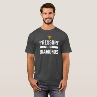 La pression fait le T-shirt de diamants