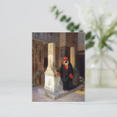 La prière à la carte postale Tomb (Debout devant)