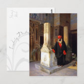 La prière à la carte postale Tomb (Devant / Derrière)