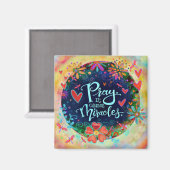 La prière cause Miracles Inspiribilité Foi Aimant (Recto/Verso)