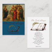 La prière du Seigneur - Carte de prière (Apparteme (Devant / Derrière)