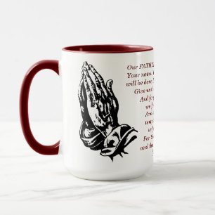 La Prière du Seigneur Matt 9:6-13 Foi café Mug