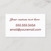 La prière du Seigneur Notre père Carte d'appel d'a (Dos)