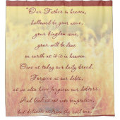 La prière du Seigneur rideau de douche (Devant)