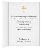 La prière funéraire catholique de Jésus-Christ div (Intérieur (Droit))