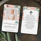 La prière funéraire en symbiose avec la photo rose