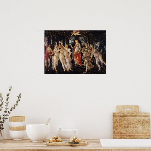 La Primavera de Botticelli - poster au format A2 (Cuisine)
