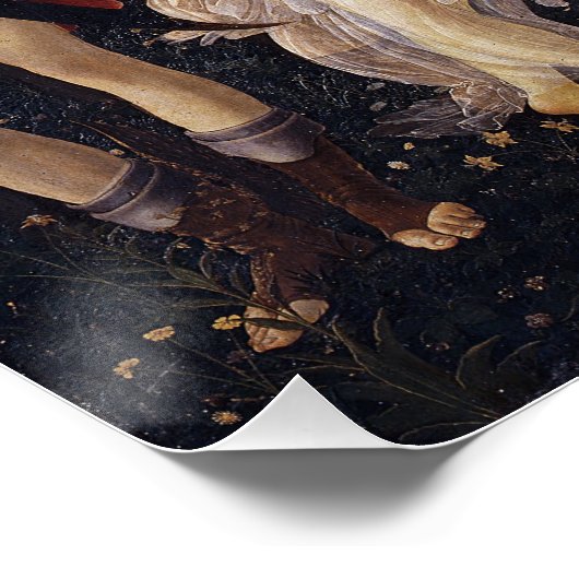 La Primavera (Lente) Sandro Botticelli Glossy Perfect Poster (Hoek)