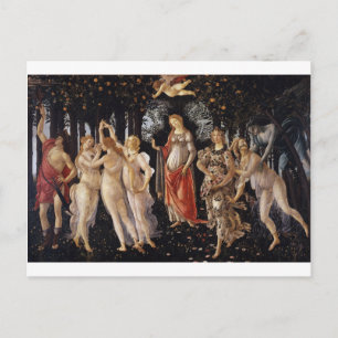 La Primavera (Lente) van Sandro Botticelli Briefkaart