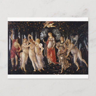 La Primavera (Lente) van Sandro Botticelli Briefkaart