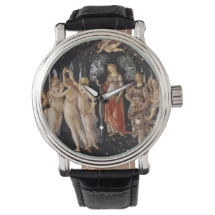 La Primavera (Lente) van Sandro Botticelli Horloge