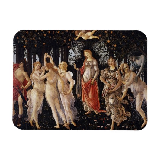 La Primavera (Lente) van Sandro Botticelli Magneet (Horizontaal)
