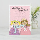 La princesse, habillent des invitations orientés (Debout devant)