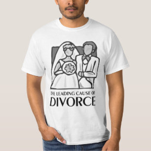 La principale cause du T-shirt de divorce