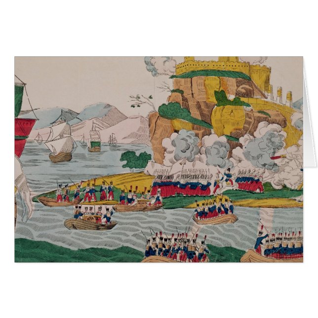 La prise d'Alger par le Français (Devant horizontal)