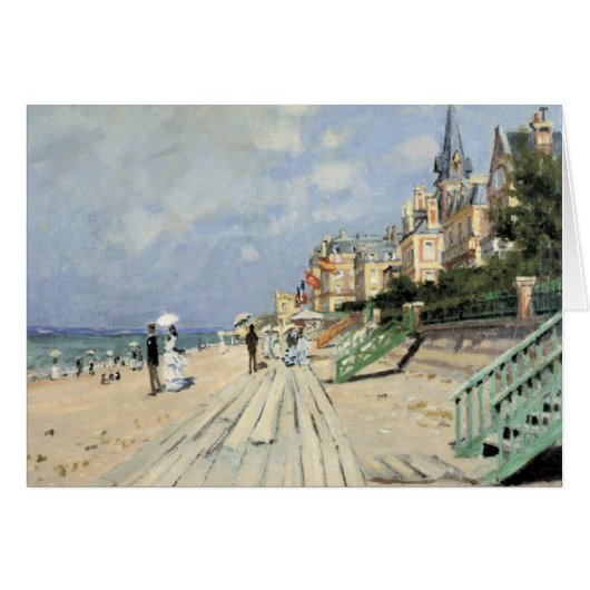 La promenade à Trouville par Claude Monet (Devant horizontal)