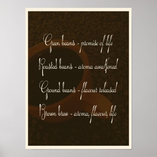 La promesse du café - affiche (Devant)