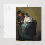 La Proposition de Judith Leyster Carte postale (Devant / Derrière)
