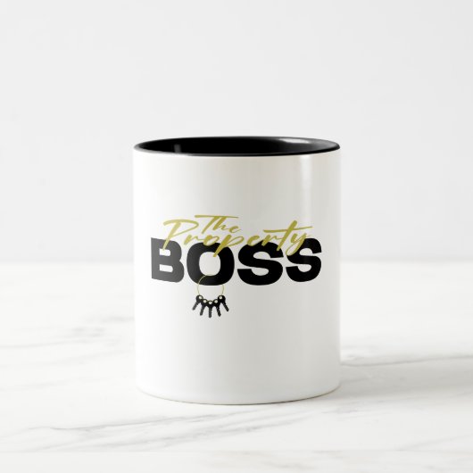 La propriété Boss Coffee Mug (Centre)