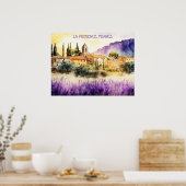 La Provence Frankrijk Schilderij Poster (Keuken)