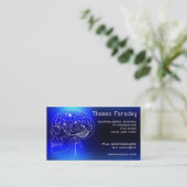 la puce fait le tour du carte de visite de (Debout devant)