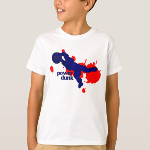 La puissance d'enfants trempent le T-shirt de
