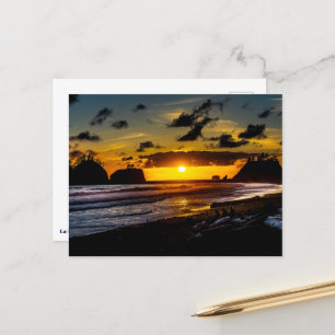 La Push Sunset Briefkaart