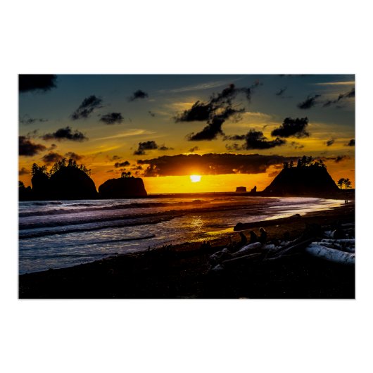 La Push Sunset Glossy Perfect Poster (Voorkant)