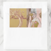 La question c'est le client fPour Vous étiquette (Sac)