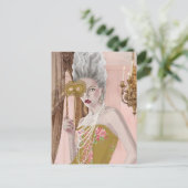 La question c'est-vous carte postale (Debout devant)