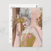 La question c'est-vous carte postale (Devant / Derrière)