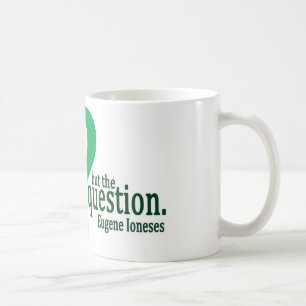 La question éclaire la tasse en vert