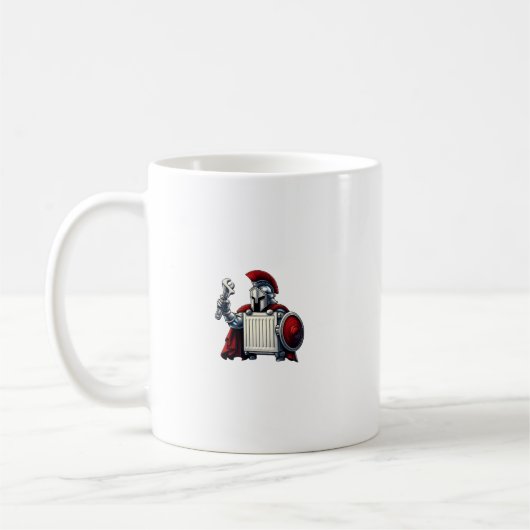 La Radiateur – Tasse à café drôle pour plombier (Gauche)