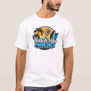 La radio sur la plage - Logo T-Shirt