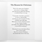 La raison de Noël - Carte de Noël (Intérieur au milieu)