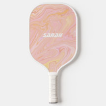 La raquette de pickleball rétro Tangerine rose