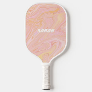 La raquette de pickleball rétro Tangerine rose