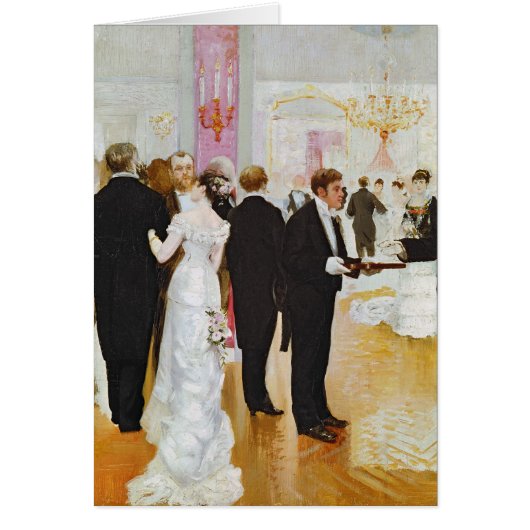 La réception de mariage, c.1900 (Devant)