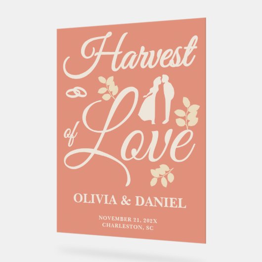 La récolte de l'amour | Mariage de automne Boho Bi (Angle)