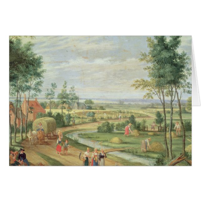 La récolte, ou été (Devant horizontal)