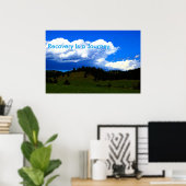 La récupération est une affiche motivationnelle (Bureau à domicile)