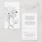 la référence vous remercient fleur de gribouillis (Devant / Derrière)