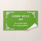 La règle 99 de Gibbs (Serviette à main)