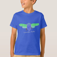 La règle de cigales badine le T-shirt