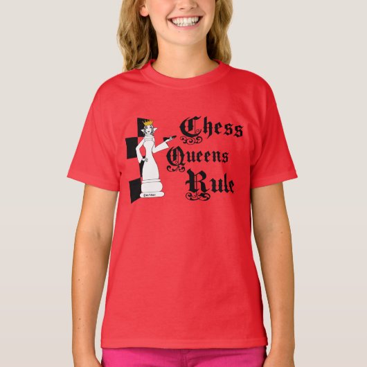 La règle de la Reine d'échecs, T-shirt de la (Devant)