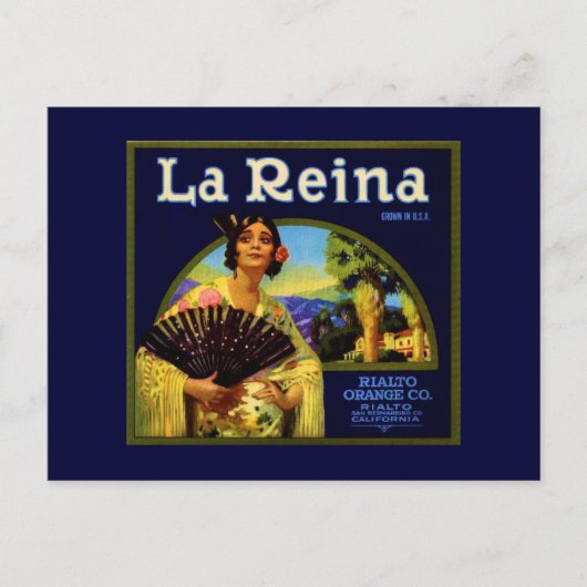La Reina Briefkaart (Voorkant)
