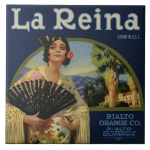 La Reina Oranje Crate Label Tegeltje